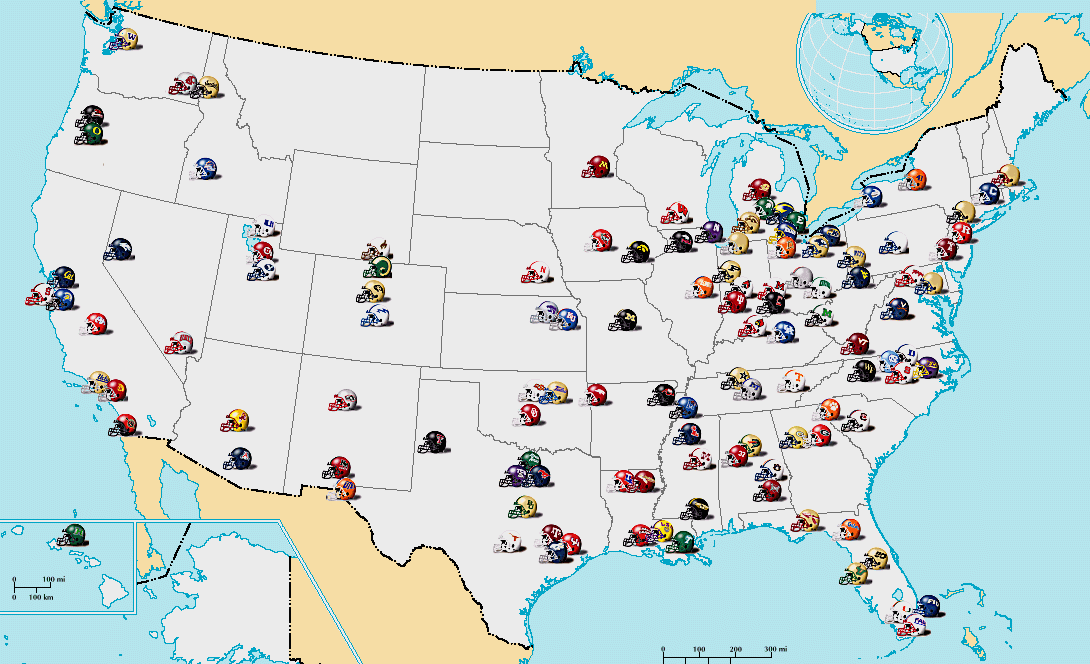 Ranking The College Football Helmets